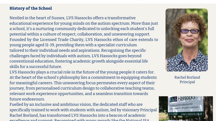 (Cover) LVS Hassocks Case Study SEND School of the Year