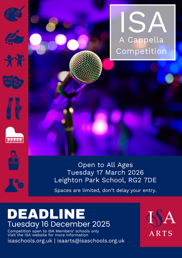 ISA A Cappella Competition poster 2026.png