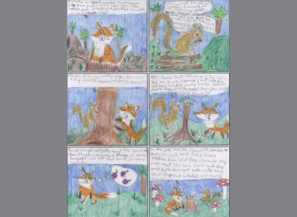 Year 1-4 - Animal Picnic - Highly Commended